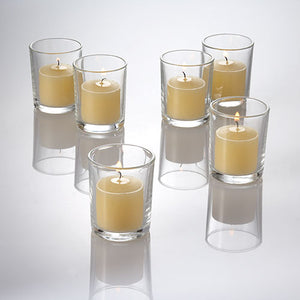 richland votive candles ivory vanilla scented 10 hour set of 12
