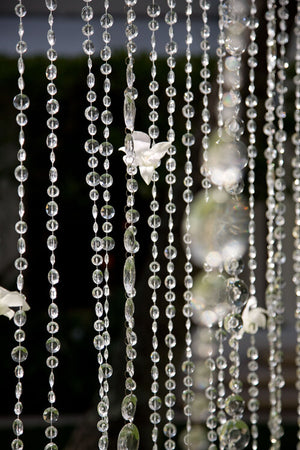 Acrylic Crystal Curtains 35" x 9 Feet