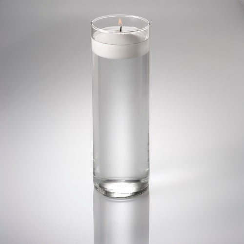 Eastland Cylinder Floating Candle Holder 3.25"x10.5" Set of 12