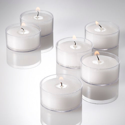 Richland Clear Tealight Candles White Unscented Set of 50