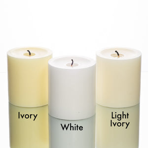 Richland Pillar Candles 3"x9" Ivory Set of 24