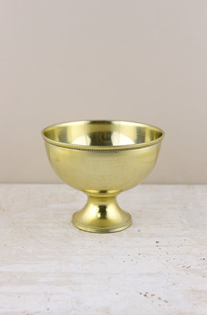 Metal Compote Gold 7x5.25in