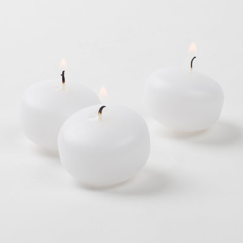 Richland Floating Candles 1.5" White Set of 40