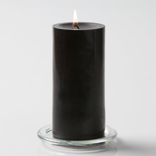 Richland Pillar Candle 3"x6" Black