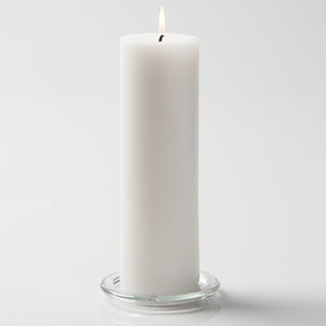 Richland Pillar Candles 3"x9" White Set of 24