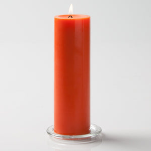 Richland Pillar Candles 3"x9" Orange Set of 12
