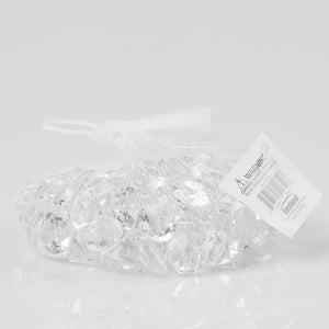 eastland acrylic diamond vase filler clear 12 bags