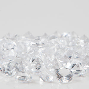 eastland acrylic diamond vase filler clear 48 bags