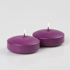 richland floating candles 3 purple set of 96