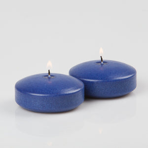richland floating candles 3 navy blue set of 96