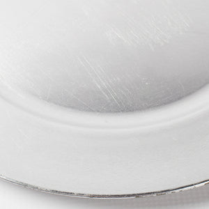 richland plain charger plate 13 silver set of 48