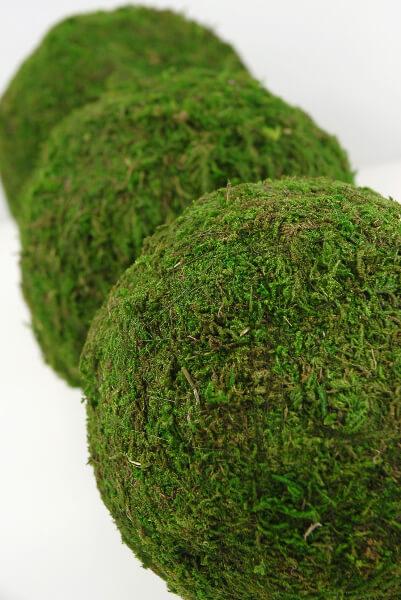 Faux Moss Balls Green 5In - Artificial Moss Balls Decor