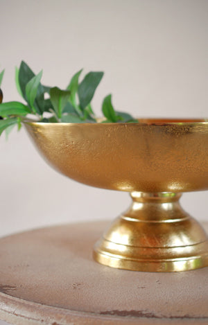 Pedestal Bowl Gold
