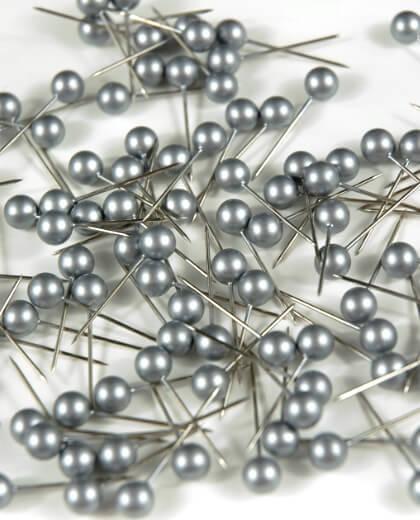Silver Pearl Top Bouquet PIxie Pins Pack of 100