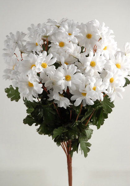 silk white daisies bouquet 72 flowers