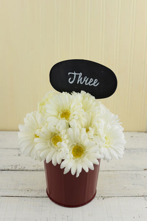 Table Number Buckets (Set of 3)