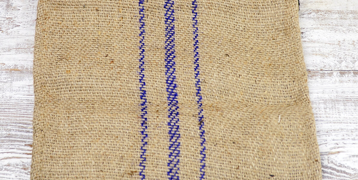 jute table runner with purple stripes 14 x 72 in